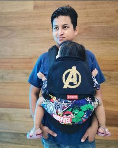 Baby Carrier Malaysia, Soft Structured Carrier, Baby Carrier Tugeda Air Avengers 3